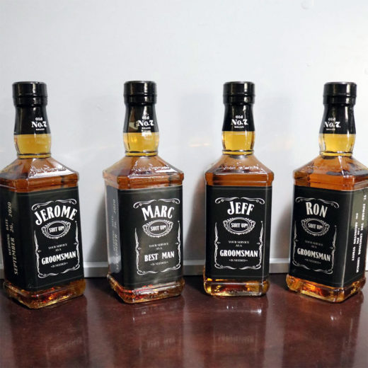 Jack Daniel Bottle Sticker Design